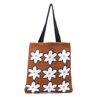 Women's Large Polyester Flower Cute Open Underarm Bag main image 2