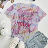 Women's T-shirt Short Sleeve T-Shirts Casual Letter main image 5