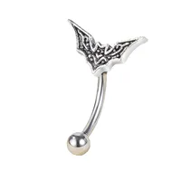 1 Piece Eyebrow Studs Basic Modern Style Classic Style Bat 304 Stainless Steel Eyebrow Studs main image 3