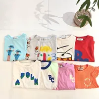 Cute Simple Style Animal Cartoon Round Dots Cotton T-shirts & Blouses main image 5