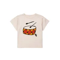 Cute Simple Style Animal Cartoon Round Dots Cotton T-shirts & Blouses main image 2