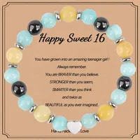 Wholesale Jewelry Casual Streetwear Geometric Mixed Materials Bracelets sku image 16