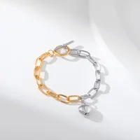 Brass 18K Gold Plated Simple Style Plating Geometric Bracelets main image 4