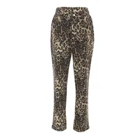 Women's Holiday Daily Streetwear Leopard Full Length Button Casual Pants Skinny Pants main image 5