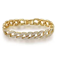 Wholesale Casual Classic Style Geometric Brass Inlay 18K Gold Plated Zircon Bracelets sku image 2