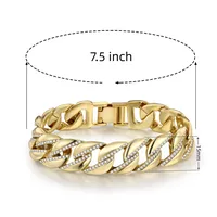 Wholesale Casual Classic Style Geometric Brass Inlay 18K Gold Plated Zircon Bracelets main image 5