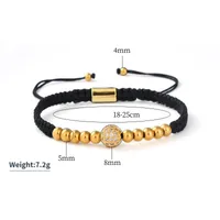 Brass 18K Gold Plated Luxurious Simple Style Inlay Geometric Zircon Bracelets sku image 4