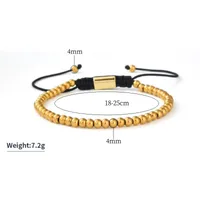 Brass 18K Gold Plated Luxurious Simple Style Inlay Geometric Zircon Bracelets sku image 2