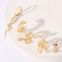 1 Set Simple Style Classic Style Snake Alloy Ear Cuffs Ear Studs main image 3