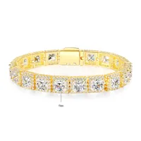 Brass 18K Gold Plated Casual Basic Classic Style Plating Inlay Square Zircon Bracelets main image 8