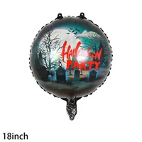 Halloween Pumpkin Bat Skull Aluminum Film Party Balloons sku image 23