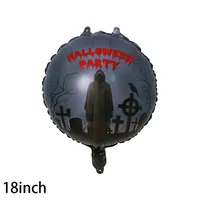 Halloween Pumpkin Bat Skull Aluminum Film Party Balloons sku image 20