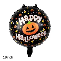 Halloween Pumpkin Bat Skull Aluminum Film Party Balloons sku image 24