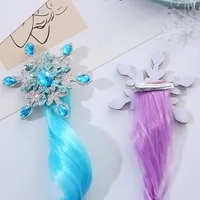 Kid'S Princess Snowflake High Temperature Wire Diamond Hair Clip main image 5