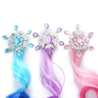 Kid'S Princess Snowflake High Temperature Wire Diamond Hair Clip main image 3