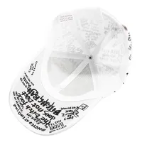 Unisex Casual Modern Style Letter Graffiti Curved Eaves Baseball Cap main image 2