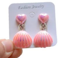 Simple Style Classic Style Shell Plastic Resin Girl'S Ear Cuffs main image 2