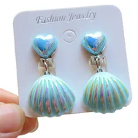 Simple Style Classic Style Shell Plastic Resin Girl'S Ear Cuffs main image 4