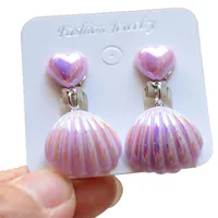 Simple Style Classic Style Shell Plastic Resin Girl'S Ear Cuffs sku image 1