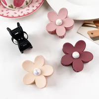 Women's Sweet Simple Style Flower Plastic Hair Claws main image 3