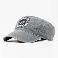 Men's Casual Geometric Star Embroidery Curved Eaves Ivy Cap main image 6