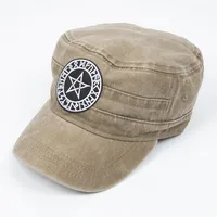 Men's Casual Geometric Star Embroidery Curved Eaves Ivy Cap sku image 1