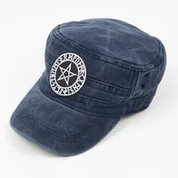 Men's Casual Geometric Star Embroidery Curved Eaves Ivy Cap sku image 2