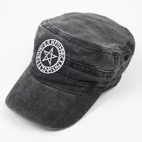 Men's Casual Geometric Star Embroidery Curved Eaves Ivy Cap sku image 3