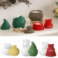 Christmas Cute Santa Claus Silica Gel Kitchen Molds Bakeware 1 Piece main image 1