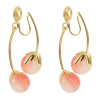 1 Pair Elegant Fruit Copper Ear Studs main image 4