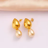 1 Pair Exaggerated Commute Geometric 304 Stainless Steel 316 Stainless Steel  18K Gold Plated Drop Earrings main image 1