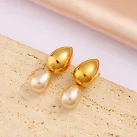 1 Pair Exaggerated Commute Geometric 304 Stainless Steel 316 Stainless Steel  18K Gold Plated Drop Earrings main image 7