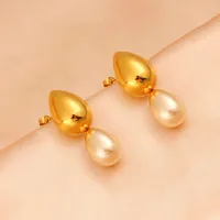 1 Pair Exaggerated Commute Geometric 304 Stainless Steel 316 Stainless Steel  18K Gold Plated Drop Earrings main image 5