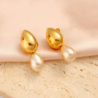 1 Pair Exaggerated Commute Geometric 304 Stainless Steel 316 Stainless Steel  18K Gold Plated Drop Earrings main image 3