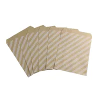 Simple Style Stripe Polka Dots Kraft Paper Food Packaging Bag sku image 5