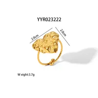 Wholesale Jewelry Simple Style Streetwear Heart Shape 304 Stainless Steel 18K Gold Plated Rings Earrings Necklace sku image 2