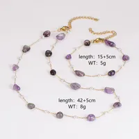 Wholesale Jewelry Hawaiian Tropical Irregular 304 Stainless Steel Bracelets Necklace main image 1