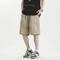 Hong Kong Style Small Oxford Multi-bag Five-point Pants Boys Summer Loose Casual Pants Teenagers Sports Short Pants main image 3