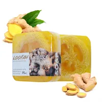 Lemon Loofah Soap 100g Handmade Essential Oil Soap Loofah Soap Rose Sea Salt Cleansing Bath Soap sku image 21