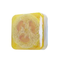 Lemon Loofah Soap 100g Handmade Essential Oil Soap Loofah Soap Rose Sea Salt Cleansing Bath Soap sku image 22