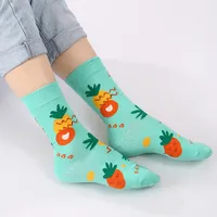 Unisex Cute Fruit Cotton Crew Socks A Pair main image 2