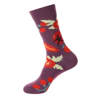 Unisex Cute Fruit Cotton Crew Socks A Pair sku image 3