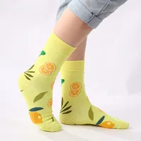 Unisex Cute Fruit Cotton Crew Socks A Pair main image 3