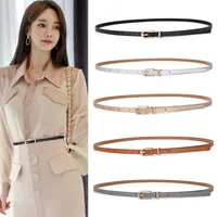 New Ladies Belt  Dress Sweater Ladies Pin Buckle Belt PU Small Belt Manufacturers Spot Wholesale main image 1