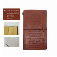 Creative Letter Imitation Leather Stationery Travel Journal Book Notebook sku image 32