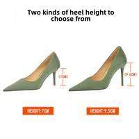 7239-A2  Style Fashionable Simple  High Heels Women's Shoes Stiletto High Heel Low-cut Pointed Spring And Autumn Single-layer Shoes main image 4