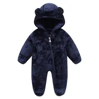 New  Exclusive Winter Infant Fleece-lined Jumpsuit Baby Outing Romper Romper In Stock Generation Hair sku image 8