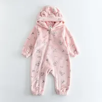 New  Exclusive Winter Infant Fleece-lined Jumpsuit Baby Outing Romper Romper In Stock Generation Hair sku image 13