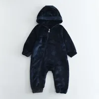 New  Exclusive Winter Infant Fleece-lined Jumpsuit Baby Outing Romper Romper In Stock Generation Hair sku image 17