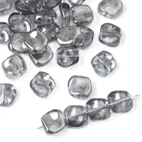 20 PCS/Package 12×11mm Hole 1~1.9mm Glass Geometric Beads sku image 2